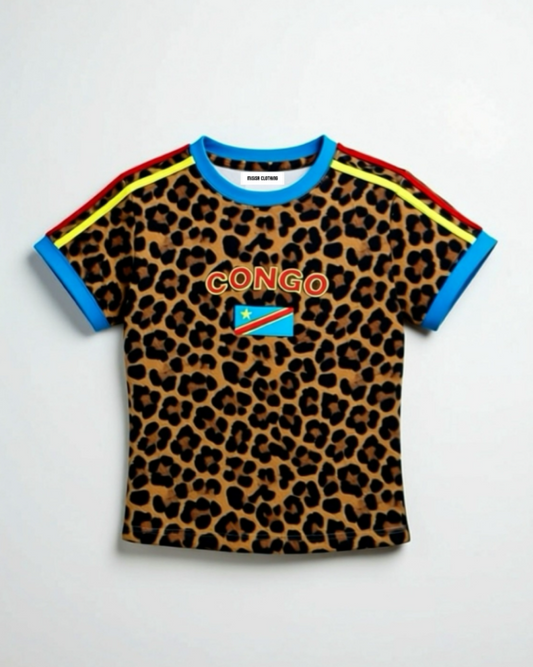 CONGO LEOPARD BABY TEE